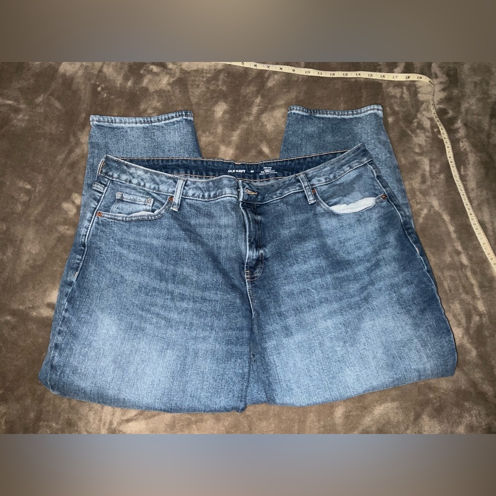 Old Navy High Rise Curvy OG Straight  secret smooth pockets size 20 flattering